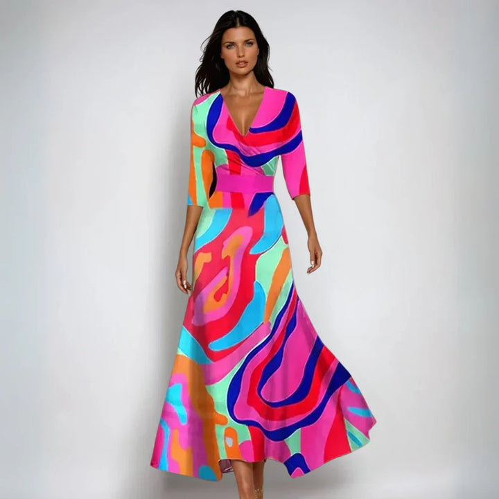 JOCELYN™ - Robe fleurie sophistiquée