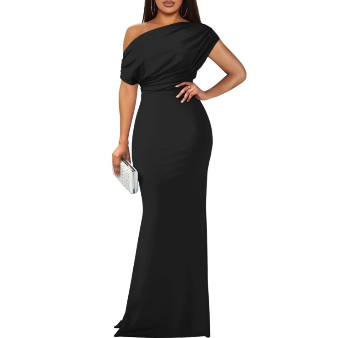 NOEMIA™ – Robe de Soirée Longue Moulante Élégante