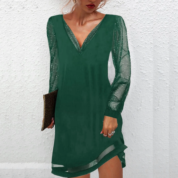Robe à Manches en Dentelle - LILA™
