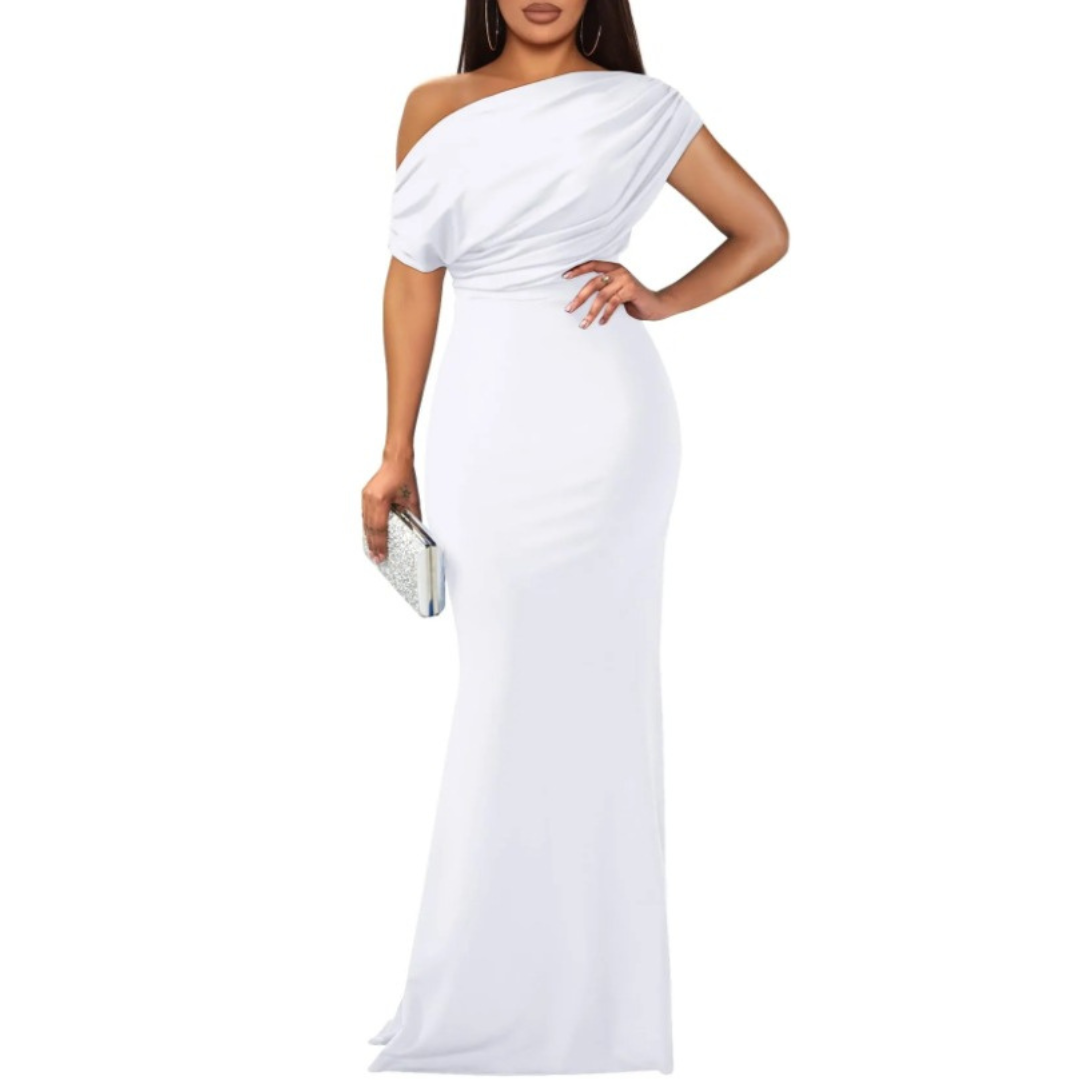 NOEMIA™ – Robe de Soirée Longue Moulante Élégante