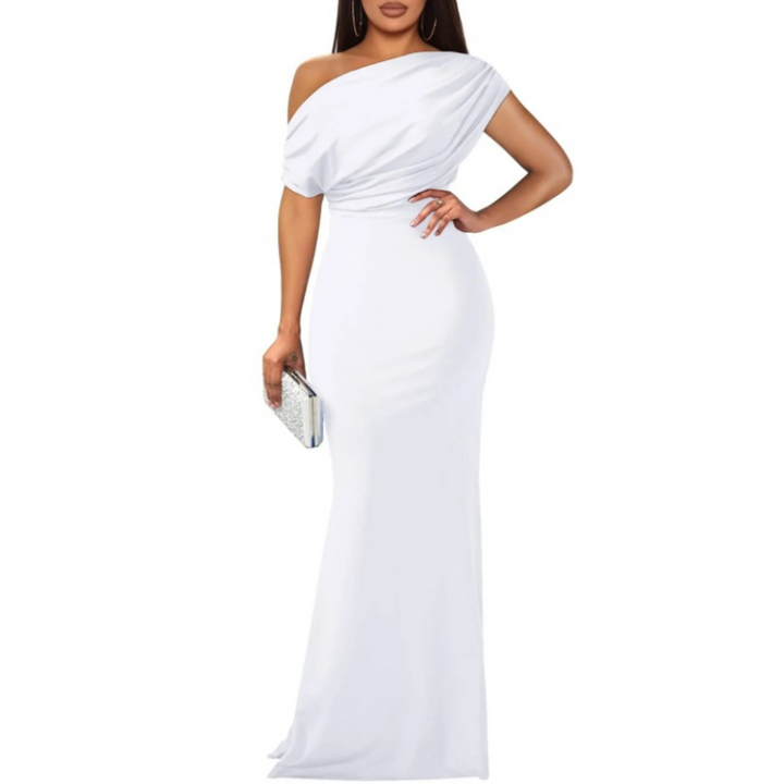 NOEMIA™ – Robe de Soirée Longue Moulante Élégante