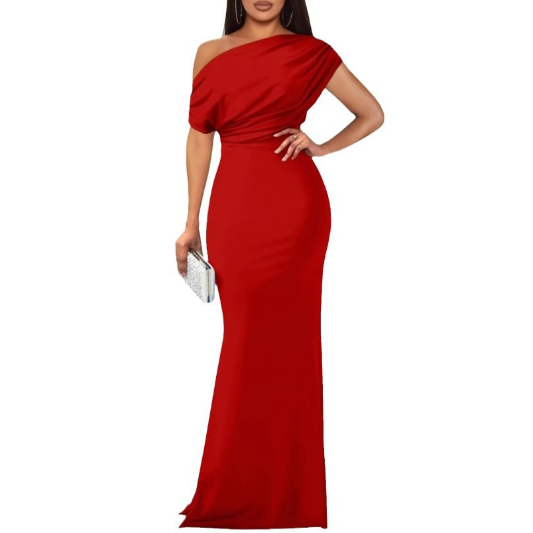 NOEMIA™ – Robe de Soirée Longue Moulante Élégante