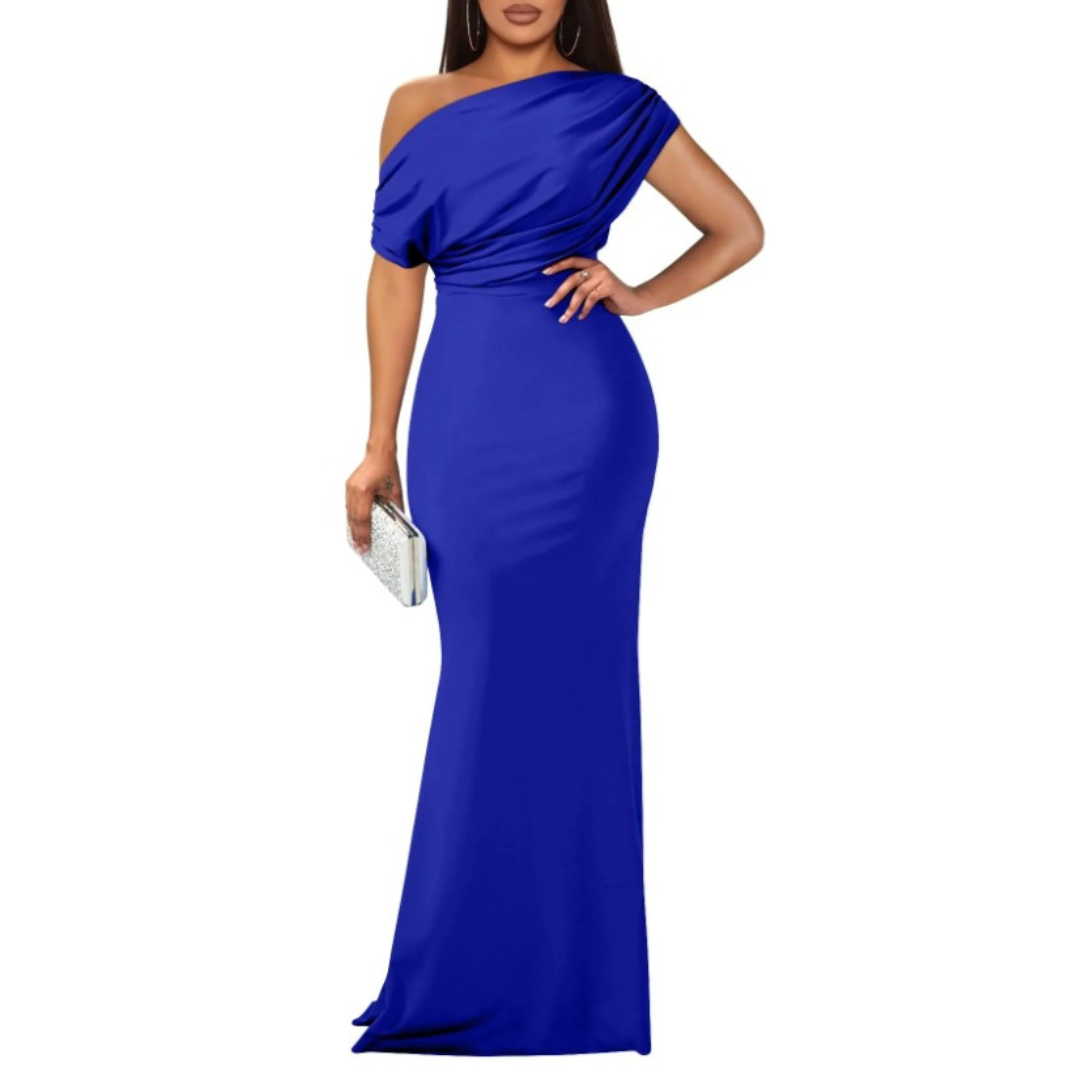 NOEMIA™ – Robe de Soirée Longue Moulante Élégante