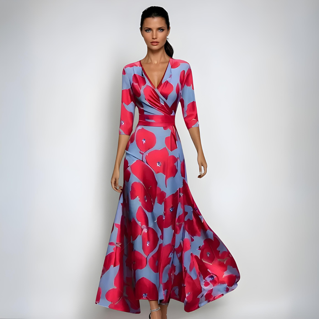 JOCELYN™ - Robe fleurie sophistiquée