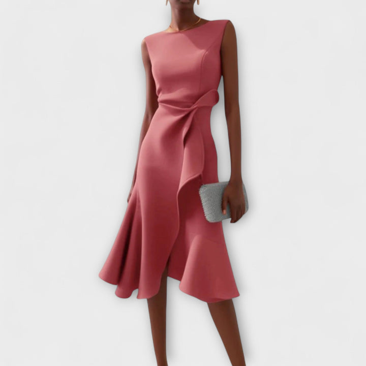 Darlene | Robe midi sophistiquée
