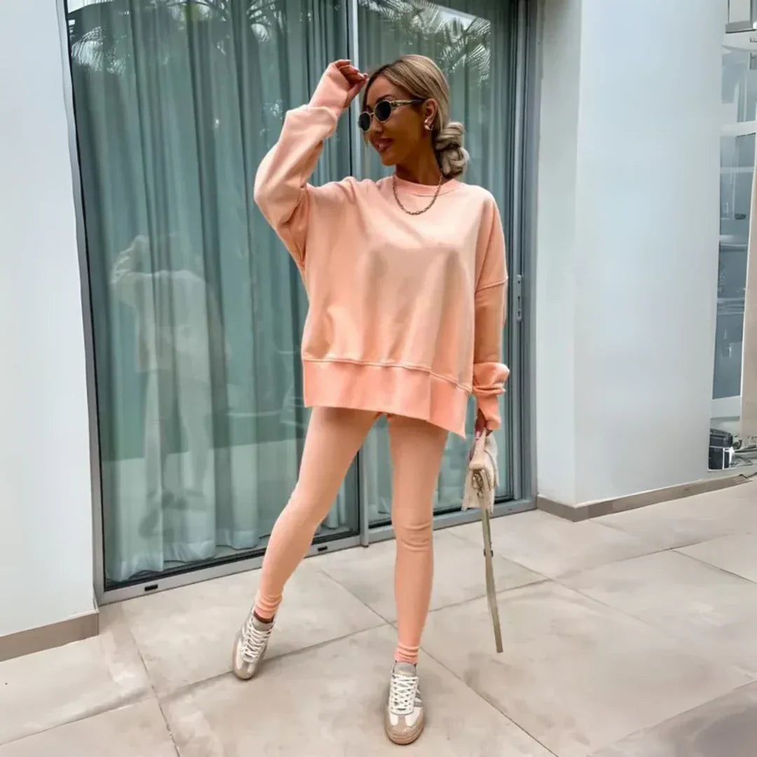 Ensemble décontracté pull et pantalon à manches longues - YACHI™
