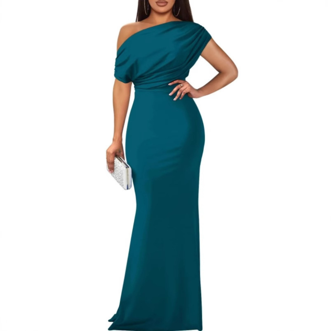 NOEMIA™ – Robe de Soirée Longue Moulante Élégante