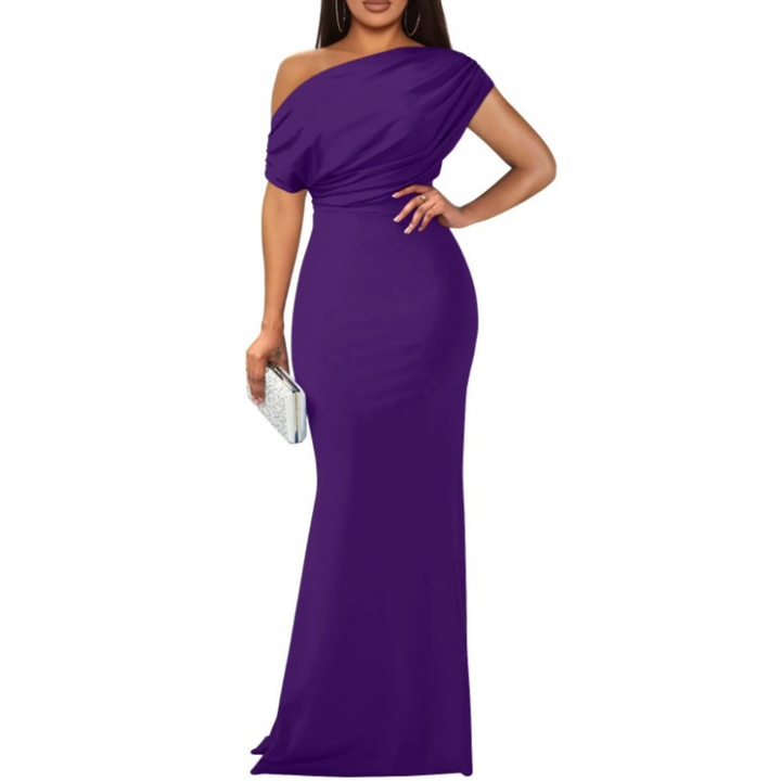 NOEMIA™ – Robe de Soirée Longue Moulante Élégante