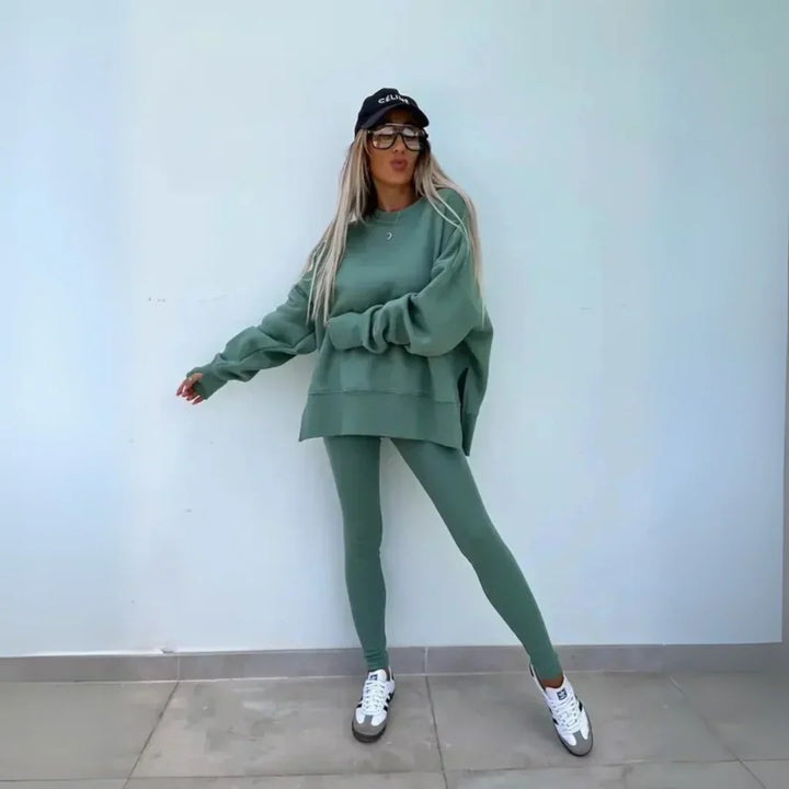 Ensemble décontracté pull et pantalon à manches longues - YACHI™