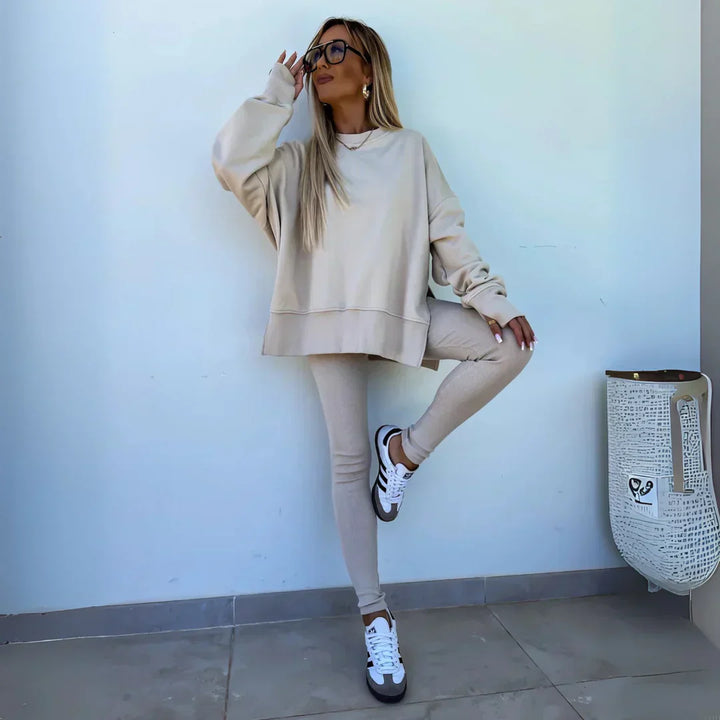 Ensemble décontracté pull et pantalon à manches longues - YACHI™