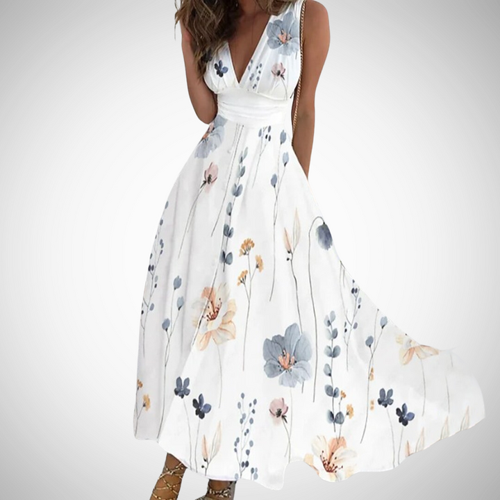 MIRIANNE™ - Robe longue florale intemporelle