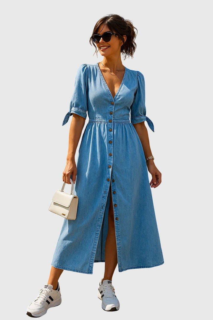 Jacqueline™ | Robe élégante en jean