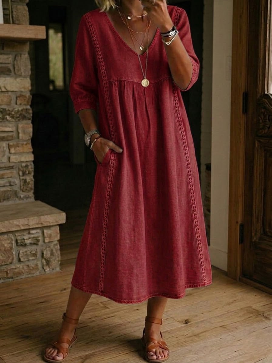 Martha | Robe Maxi Casual Confortable