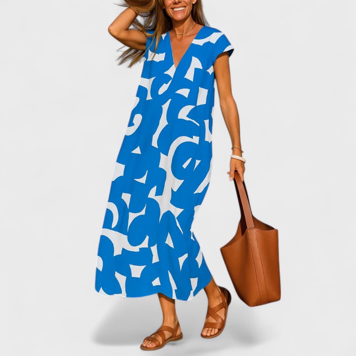 Valery™ | Robe fluide à col en V